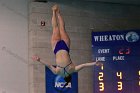 Women's Diving  Wheaton College Women’s Diving vs Mount Holyoke College. - Photo by Keith Nordstrom : Wheaton, Swimming & Diving
